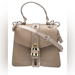 Aby Calfskin Shoulder Bag- Motty Grey/ excellent condition